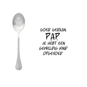 Spoon Goed Gedaan Pap - One message spoon