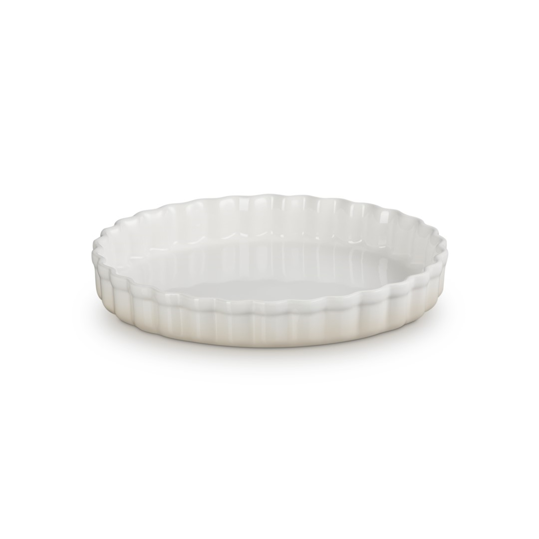 Fluted Flan Ovenschaal Meringue 24 cm - Le Creuset