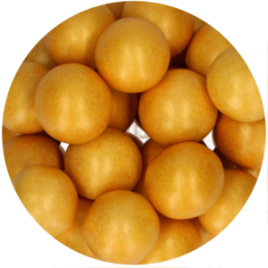 Choco Crispy Ballen Glanzend Oker 130gr - FunCakes