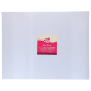 Cake Board Wit 45x35m - FunCakes